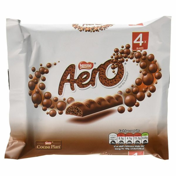AERO Bubbly Bar Milk Multi Pack 14(4x27g)