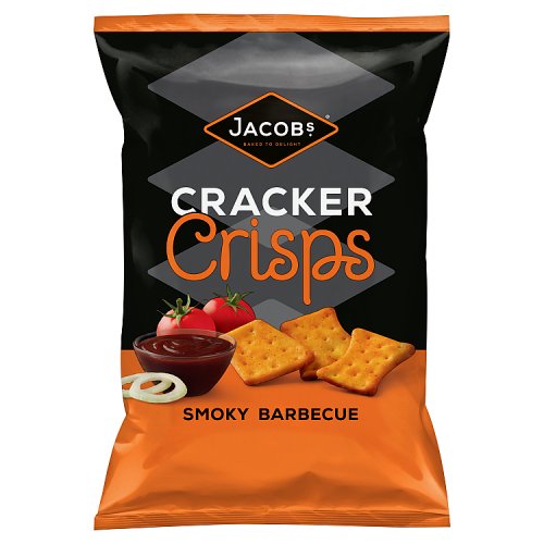 Jacobs Cracker Crisps Smoky Barbecue Snacks 150g