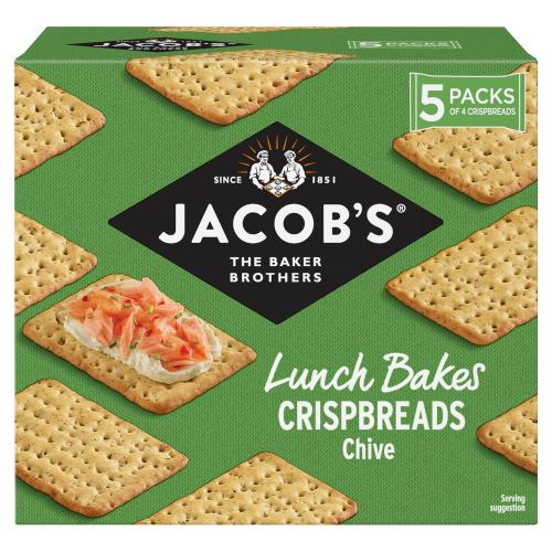Jacobs Lunch Bakes Chive Crispbreads 190g