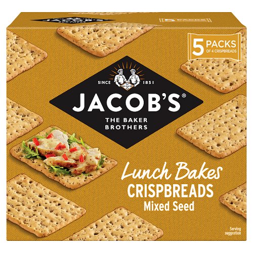 Jacobs Lunch Bakes Mix Seed Crispbreads 190g