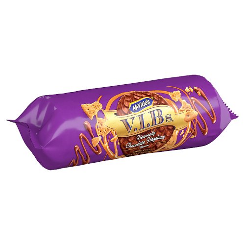 McVities V.I.Bs Heavenly Chocolate Hazelnut Flavour Biscuits 250g