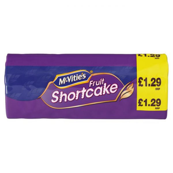 McVities Fruit Shortcake 200g PMP £1.29