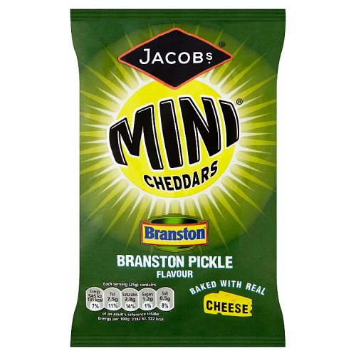 Jacobs Mini Cheddars Grab Bag Branston Pickle 50g