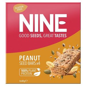 NINE Peanut Seed Bars