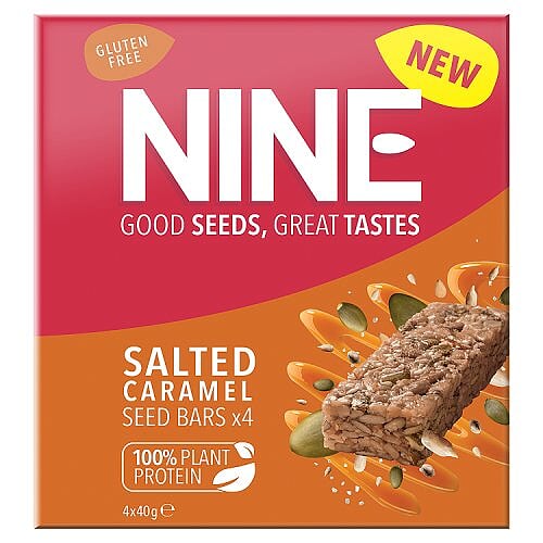 NINE Salted Caramel Seed Bars