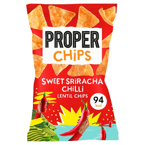 Properchips Sweet Sriracha Chilli Lentil Chips 20g
