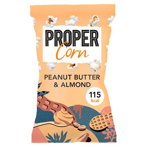 Propercorn Peanut Butter & Almond Popcorn 25g