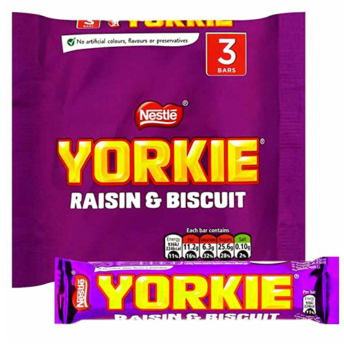 YORKIE Raisin & Biscuit Multi Pack 16(3X44g)