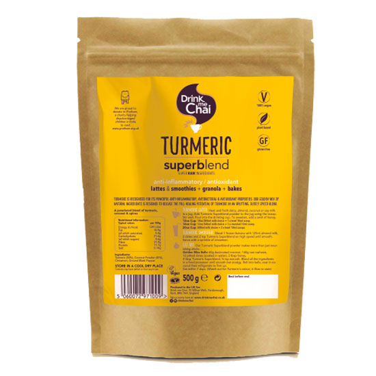 Drink ME Chai Turmeric Superblend Pouch 500G
