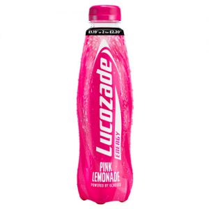 Lucozade Energy Pink Lemonade 380ml PMP £1.19 or 2 for £2.20