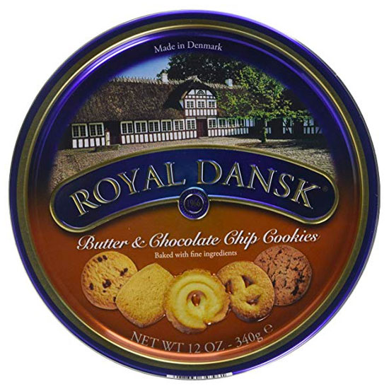 Royal Dansk Butter & Choc Cookies 6 x 340g