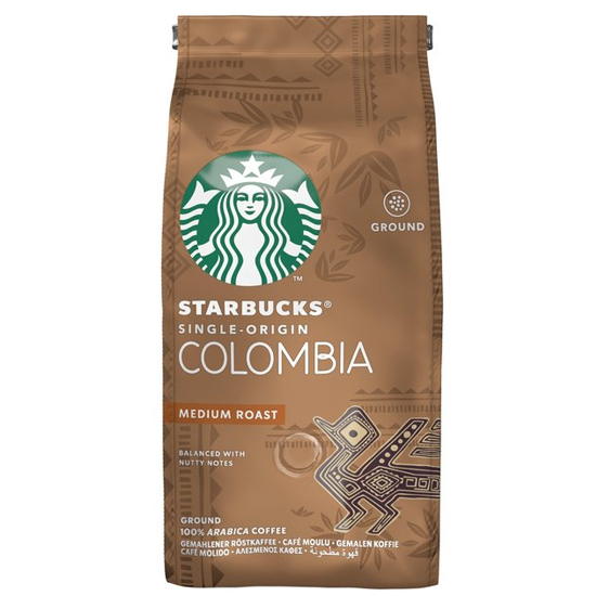 Starbucks Medium Colombia Roast & Ground Bean Coffee 200g ENatural