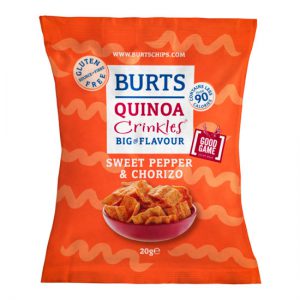 Burts Quinoa Crinkles Sweet Pepper & Chorizo