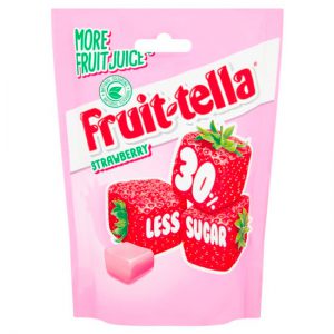 Fruit-tella 30% Less Sugar Strawberry 120g