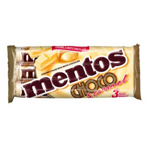 Mentos Chewy Caramels Filled With White Chocolate 3 Pack
