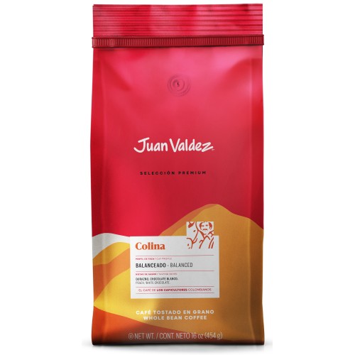 7708088542520_Juan Valdez Premium Whole Bean Coffee Colina Balanced 454g
