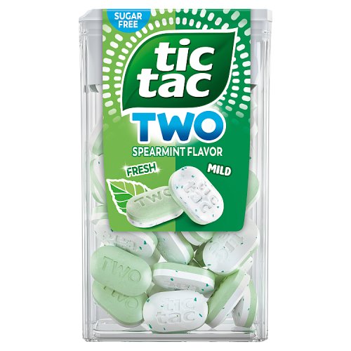 80785385 _Tic Tac Two Fresh & Mild Spearmint Sugar Free 38.5g