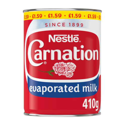 8445290479488_Carnation Evaporated Milk Pm £1.59 410g 12 1.59