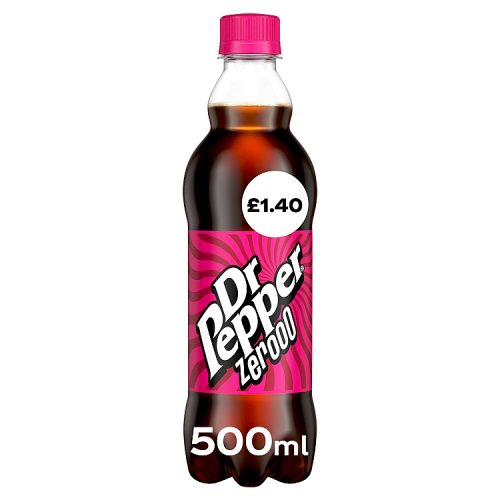 5000112684582_Dr Pepper Zero PM £1.40 500Ml