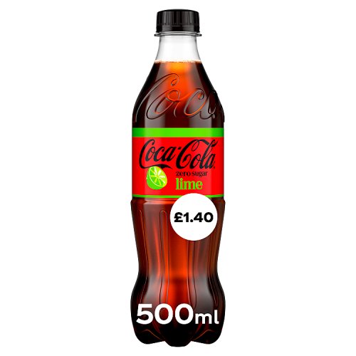 5000112688009_ Coca Cola Zero Lime PM £1.40 500Ml