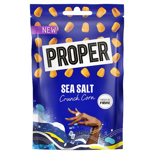 5060283763790_Proper Crunch Sea Salt Crunch Corn 45g (Zero VAT)